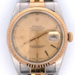 1999 Rolex Datejust 36mm 16233 Steel & 18k Two Tone Men's Watch - Image 2