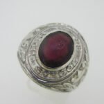 Sterling Silver West High School Class Ring Size 10.25 - Image 2