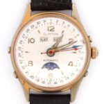 Vintage Automatic Clinton Triple Date Moonphase 32mm Watch - Image 3