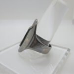 Vintage Sterling Silver T Signet Initial Monogram Ring Size 9 - Image 3