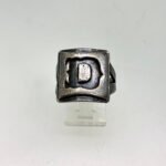 Sterling Silver ‘D’ Signet Initial Ring Size 9 ½