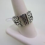 Taxco TC-211 Sterling Silver Cross 9.5 Ring - Image 2
