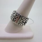 Taxco TC-211 Sterling Silver Cross 9.5 Ring - Image 3