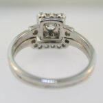 Vintage Orange Blossom OBJ Platinum Approx .38ct Round Brilliant Cut Diamond Ring Size 6 3/4 - Image 2