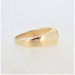 14K Yellow Gold APP .50ct Round Diamond Mens Wedding Band Size 13.5 - Image 2