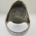 Vintage Sterling Silver Signet Ring Initial Y Ring Size 8 3/4 - Image 2
