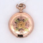 Antique 1911 Os 15j Elgin Multicolor GF Case & Hand Painted Dial - Image 3