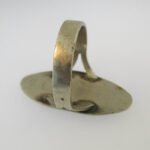 Vintage Sterling Silver Signet Initial J Ring Size 6 - Image 2