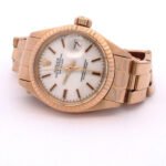 1973 Rolex Lady Datejust Ref. 6197 26mm 18k Yellow Gold White Dial Watch - Image 2