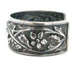 Silpada Vintage Sterling Silver Floral Cuff Bracelet - Image 2