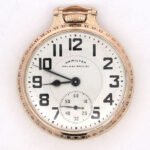 Vintage 1951 Hamilton 992B Railway Special 21j 16s GF BAR Pocket Watch - Image 3