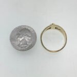 Landstrom 10K Black Hills Gold Detailed Two Leaves Ring Size 10.5 - Image 3