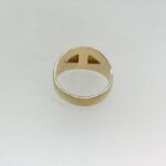 Landstrom 10K Black Hills Gold Detailed Two Leaves Ring Size 10.5 - Image 2