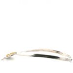 Sterling Silver Thick Mexican Modernist Vintage Choker - Image 3