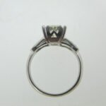 Vintage Platinum Approx 1.50ct European Cut Diamond Ring Size 4 1/2 - Image 2