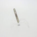 Antique Vintage 18k White Gold J.R. Wood & Sons Stamped Pattern Band Ring Size 6 - Image 3