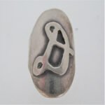 Sterling Silver Signet Initial Monogram D Ring Size 7.25