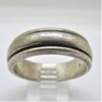 Sterling Silver Unisex Spinner Band/ Ring Size 13.5 - Image 2