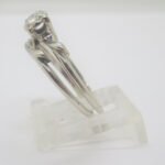 Vintage Garland 14k White Gold Approx .25ct Solitaire Engagement Ring & Band Set - Image 3