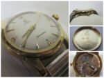 Vintage 1950 Omega Automatic Seamaster 17j Cal. 351 18k Wristwatch