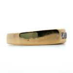 14K Y Gold Diamond AP . 50 CTTW Channel Set Mens Ring Size 11 - Image 3
