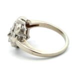 Vintage circa 1930s White Gold Round .25ct TW Diamond Ring Size 5.5 - Image 2