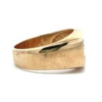 10K Yellow Gold Black Hills Gold Diamond Harley Davidson Ring Size 8.75 - Image 3