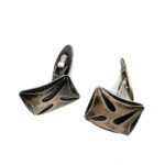 Sterling Silver Borresen and Lassen Geometric Denmark Cufflinks - Image 2