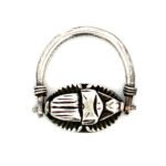 Sterling Silver Egyptian Revival Scarab Flip Ring Size 6.75 - Image 2