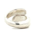 Thailand Sterling Silver Heavy Twisted Teardrop Ring Size 6.25 - Image 3