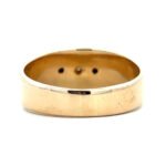 14K Yellow Gold App 2.0cttw Multi-Cut 5 Stone Diamond Mens Wedding Band Size 15 - Image 3