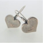Sterling Silver Didae Heart Pierced Earrings - Image 2