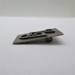 Unmarked Sterling Silver LJ Initial Pin Brooch - Image 3