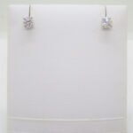 14k White Gold Approx 0.69ct TW Round Brilliant Cut Diamond Stud Earrings - Image 2