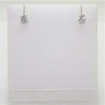 14k White Gold Approx 0.46ct TW Round Brilliant Cut Diamond Stud Earrings - Image 2