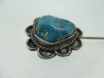 Sterling Silver Stick Pin with Turquoise Stone - Image 3