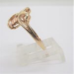 10k Yellow & Black Hills Gold CCO Coleman 2 Leaves Bypass Band Ring Size 7 3/4 - Image 3
