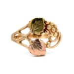 10k Black Hills Gold Ring Size 8 1/2