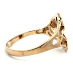 10k Black Hills Gold Ring Size 8 1/2 - Image 3
