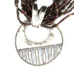 Sterling Silver Silpada Multi-Strand Beaded Pendent Necklace - Image 2