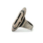 Sterling Silver "D" Monogram Ring Size 6 - Image 2