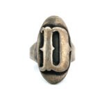 Sterling Silver "D" Monogram Ring Size 6