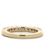 14K Gold Single Band 11 Diamonds 1.00 Diamond TDW Ring Size 7 - Image 3