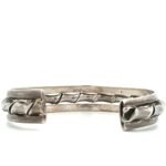 Vintage Mexico Silver Rope Cable Twist Sterling Silver Cuff Bracelet - Image 3