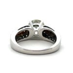 Platinum 18K Rose Gold GIA Cert 2.05ct Round Brilliant Cut Diamond Engagement Ring Size 6.5 - Image 3