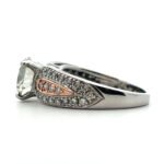 Platinum 18K Rose Gold GIA Cert 2.05ct Round Brilliant Cut Diamond Engagement Ring Size 6.5 - Image 2