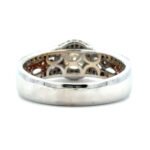 14K Two Tone Gold App 1ct Round Brilliant Diamond Accented Carousel Design Engagement Ring Size 6.75 - Image 3