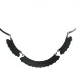Sterling Silver Turquoise Teardrop Statement Necklace - Image 3