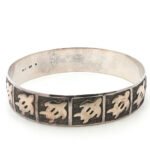 Sterling Silver Hawaiian Honu Turtle Bangle Bracelet - Image 2